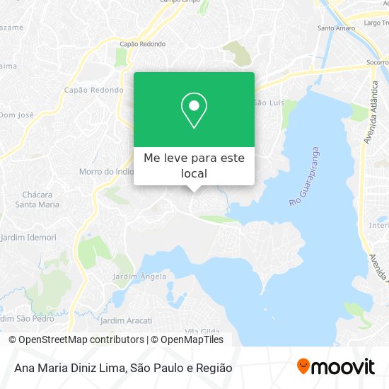 Ana Maria Diniz Lima mapa