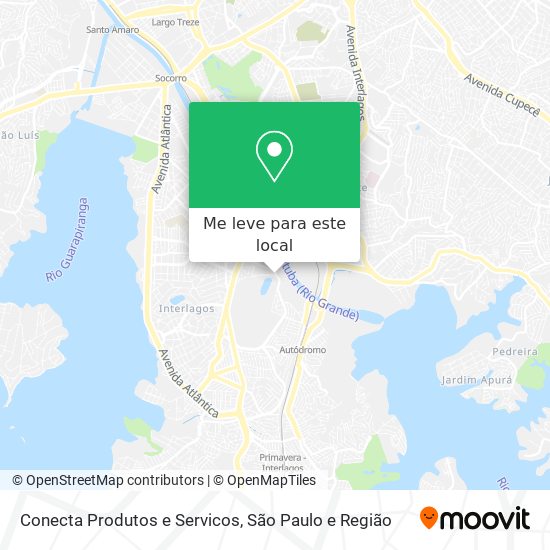 Conecta Produtos e Servicos mapa