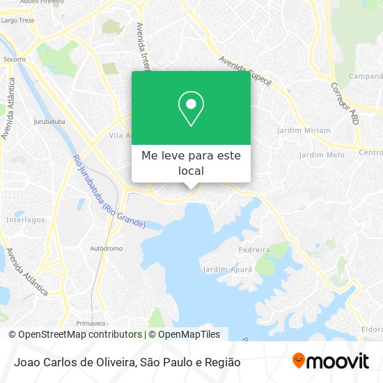Joao Carlos de Oliveira mapa