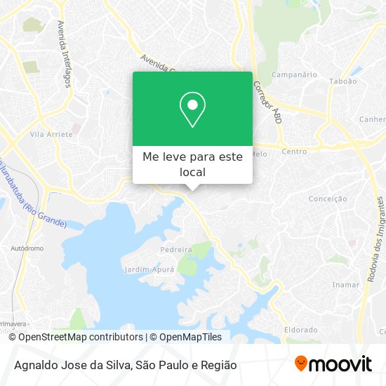 Agnaldo Jose da Silva mapa