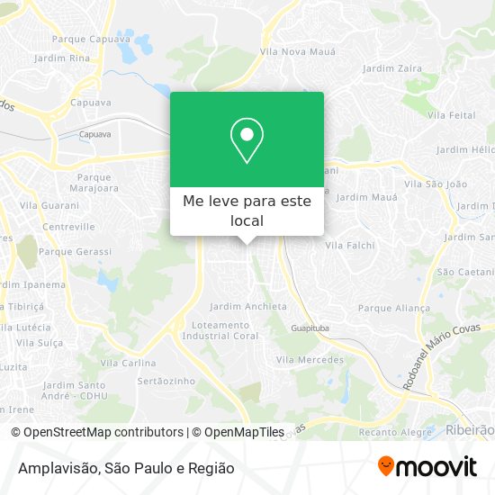 Amplavisão mapa