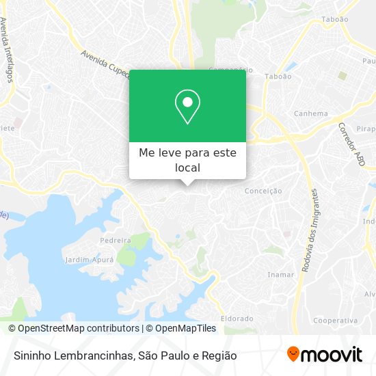 Sininho Lembrancinhas mapa