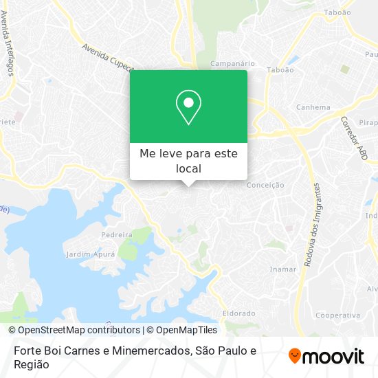 Forte Boi Carnes e Minemercados mapa