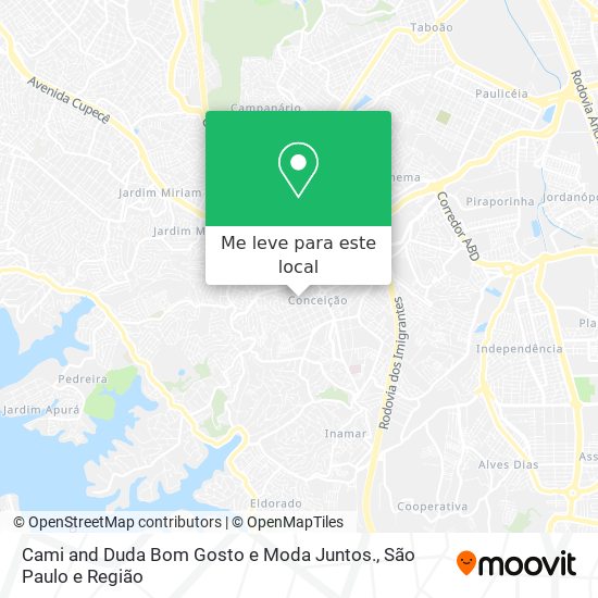 Cami and Duda Bom Gosto e Moda Juntos. mapa