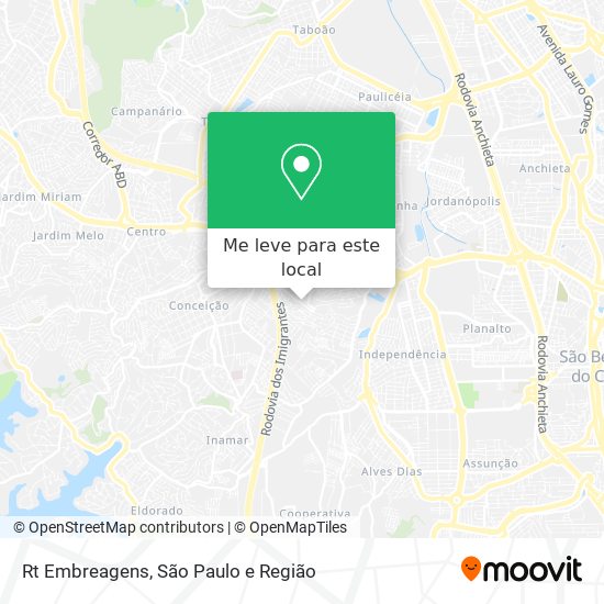 Rt Embreagens mapa