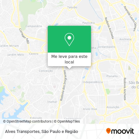 Alves Transportes mapa