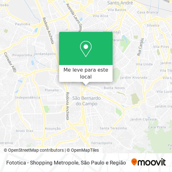 Fototica - Shopping Metropole mapa