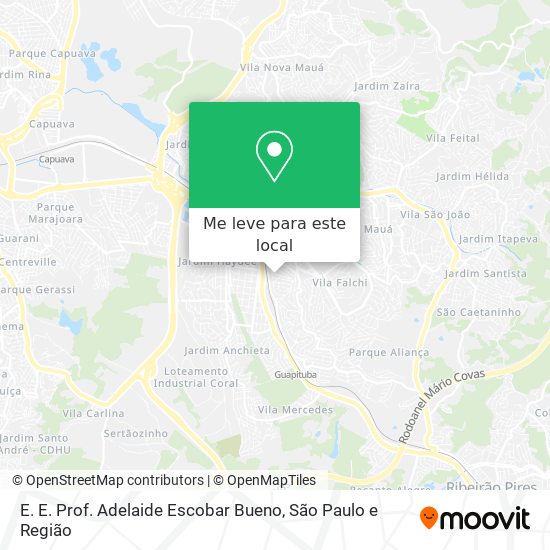 E. E. Prof. Adelaide Escobar Bueno mapa