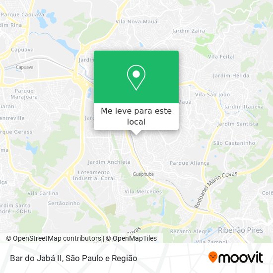 Bar do Jabá II mapa