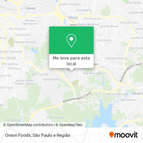 Oreon Foods mapa
