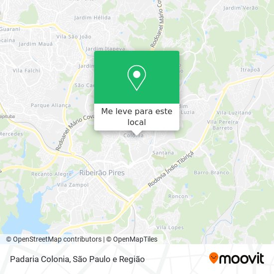 Padaria Colonia mapa