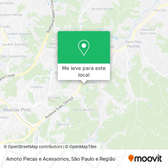 Amoto Pecas e Acessorios mapa