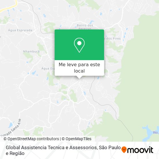 Global Assistencia Tecnica e Assessorios mapa
