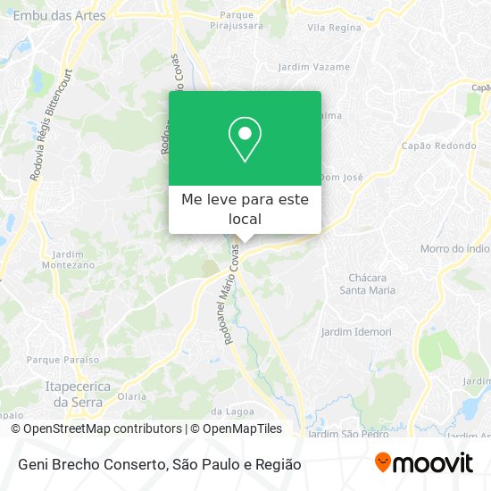 Geni Brecho Conserto mapa