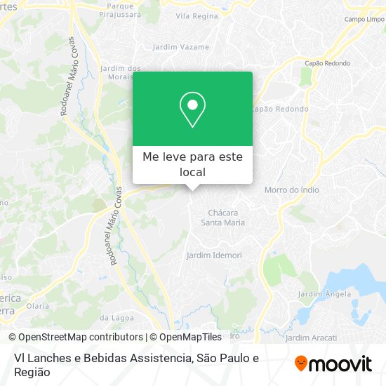 Vl Lanches e Bebidas Assistencia mapa