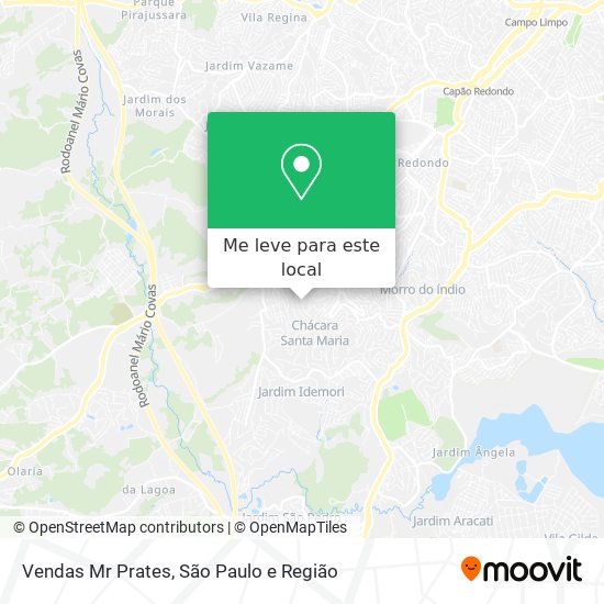 Vendas Mr Prates mapa