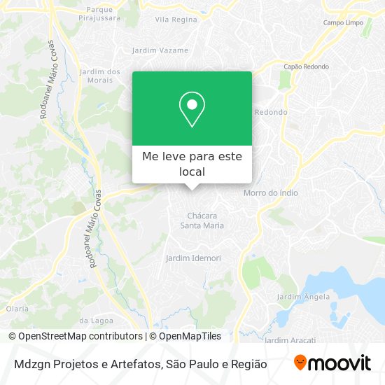 Mdzgn Projetos e Artefatos mapa