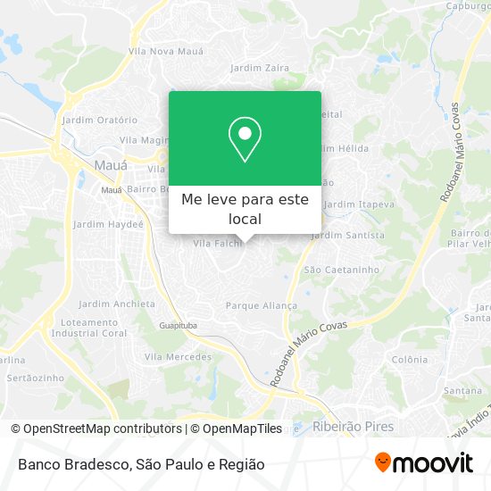 Banco Bradesco mapa