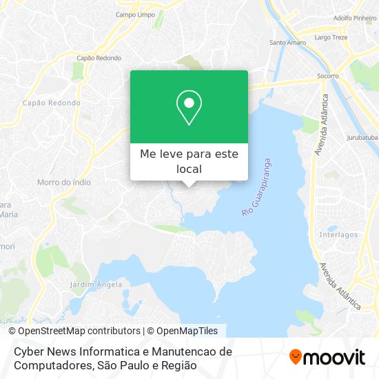 Cyber News Informatica e Manutencao de Computadores mapa