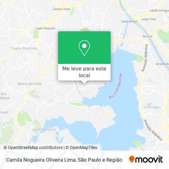 Camila Nogueira Oliveira Lima mapa