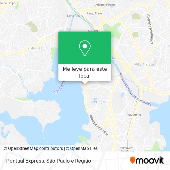Pontual Express mapa