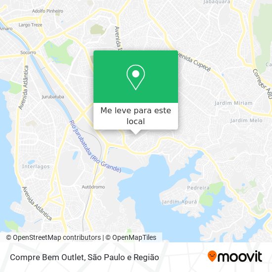 Compre Bem Outlet mapa