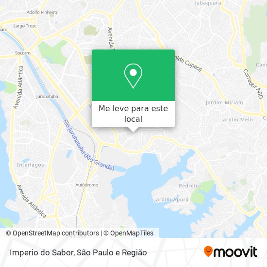 Imperio do Sabor mapa