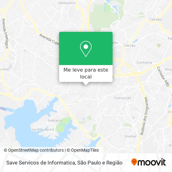 Save Servicos de Informatica mapa