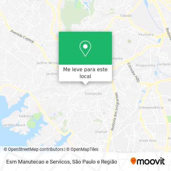 Esm Manutecao e Servicos mapa