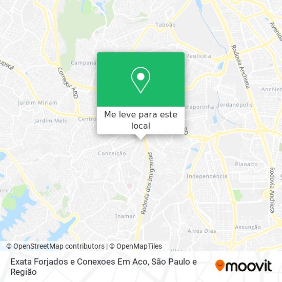 Exata Forjados e Conexoes Em Aco mapa