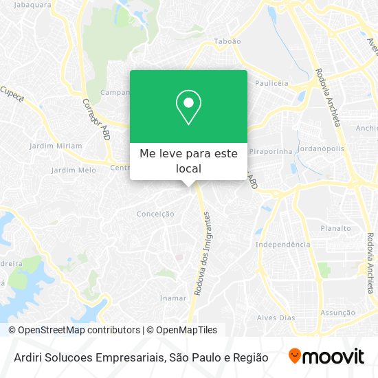 Ardiri Solucoes Empresariais mapa