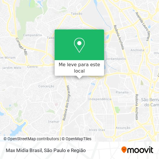 Max Midia Brasil mapa