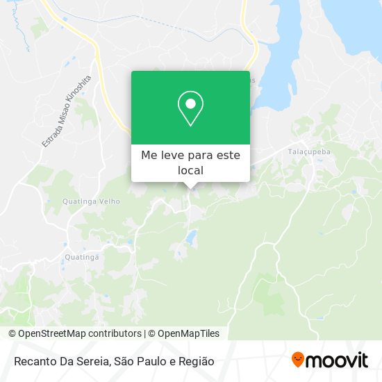 Recanto Da Sereia mapa