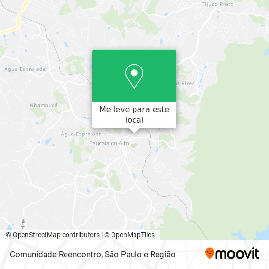Comunidade Reencontro mapa