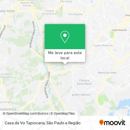 Casa de Vo Tapiocaria mapa