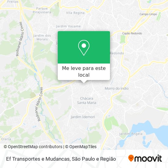 Ef Transportes e Mudancas mapa