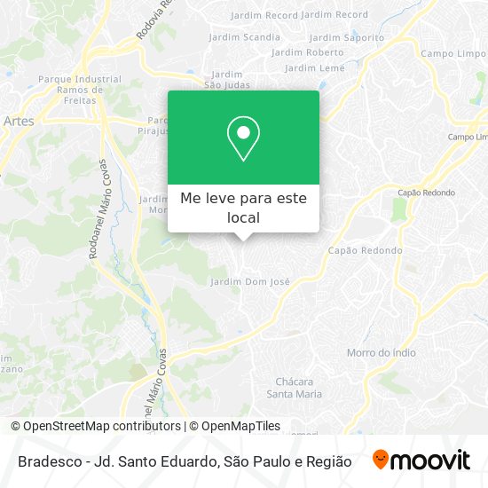 Bradesco - Jd. Santo Eduardo mapa
