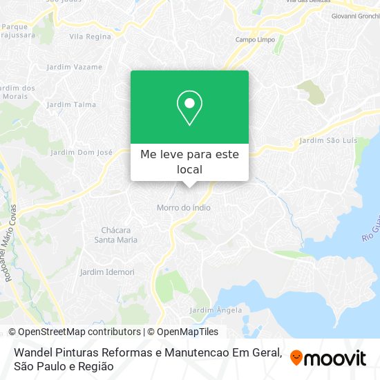 Wandel Pinturas Reformas e Manutencao Em Geral mapa