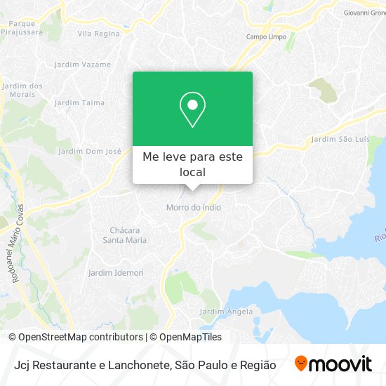 Jcj Restaurante e Lanchonete mapa