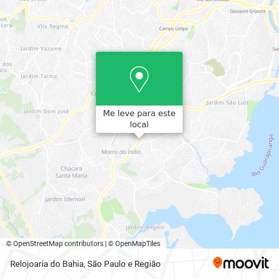 Relojoaria do Bahia mapa