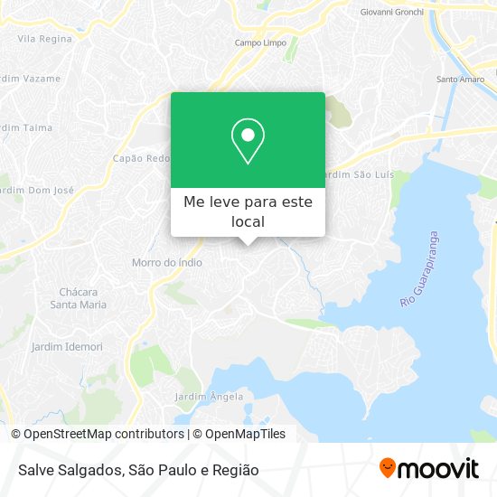Salve Salgados mapa