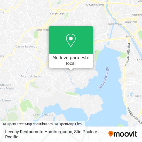Leenay Restaurante Hamburgueria mapa