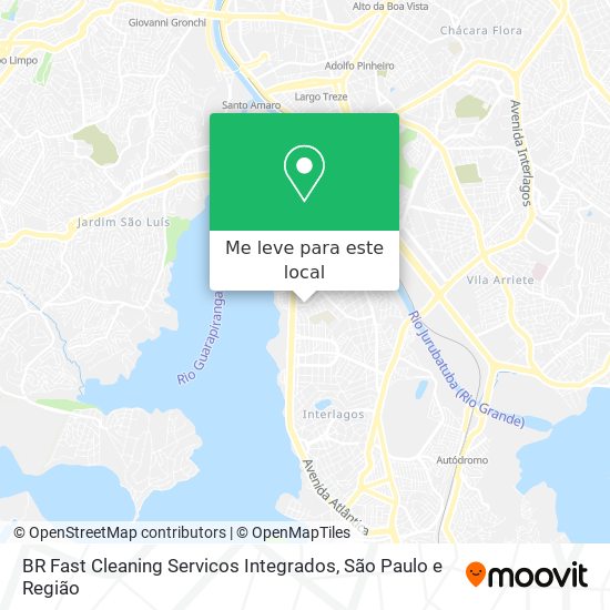 BR Fast Cleaning Servicos Integrados mapa