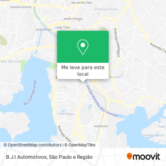 B.J.I Automotivos mapa