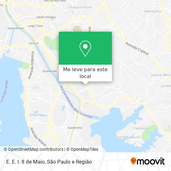 E. E. I. 8 de Maio mapa