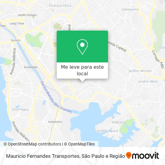 Mauricio Fernandes Transportes mapa