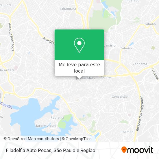 Filadelfia Auto Pecas mapa