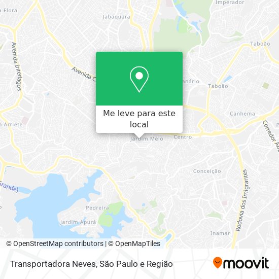 Transportadora Neves mapa