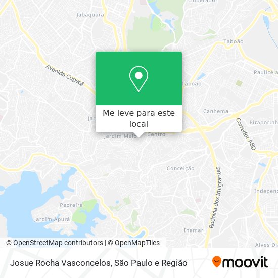 Josue Rocha Vasconcelos mapa