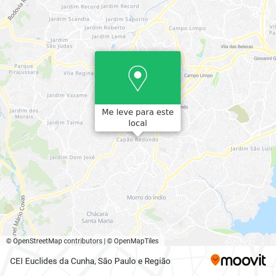 CEI Euclides da Cunha mapa